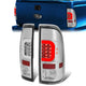 LED C-Bar Brake Tail Lights (Clear)<br>08-16 Ford F250-F550 Super Duty