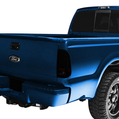 D-Motoring - Tail lights - LED - Black Housing - Smoked Lens - Plug-n-Play - Pair - Ford F-250 SD / F350 SD / F-450 SD / F-550 SD / F-350 / F-450 / F-550 - 7