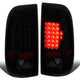 D-Motoring - Tail lights - LED - Black Housing - Smoked Lens - Plug-n-Play - Pair - Ford F-250 SD / F350 SD / F-450 SD / F-550 SD / F-350 / F-450 / F-550 - 1