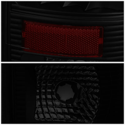 D-Motoring - Tail lights - LED - Black Housing - Smoked Lens - Plug-n-Play - Pair - Ford F-250 SD / F350 SD / F-450 SD / F-550 SD / F-350 / F-450 / F-550 - 4