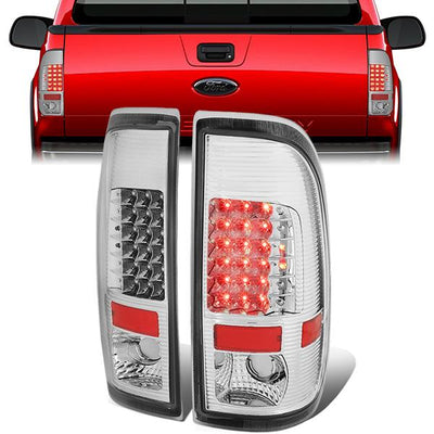 LED Tail Lights (Clear)<br>08-16 Ford F250-F550 Super Duty