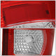 D-Motoring - Tail lights - Red LED L-Bar - Chrome Housing - Red Lens - Plug-n-Play - Pair - Ford F-250 SD / F350 SD / F-450 SD / F-550 SD / F-350 - 4