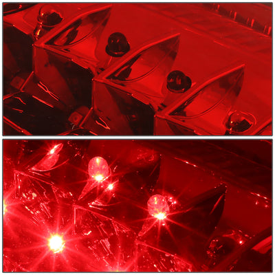 D-Motoring - Tail lights - Red LED L-Bar - Chrome Housing - Red Lens - Plug-n-Play - Pair - Ford F-250 SD / F350 SD / F-450 SD / F-550 SD / F-350 - 5