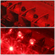 D-Motoring - Tail lights - Red LED L-Bar - Chrome Housing - Red Lens - Plug-n-Play - Pair - Ford F-250 SD / F350 SD / F-450 SD / F-550 SD / F-350 - 5