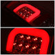 D-Motoring - Tail lights - Red C-Shape 3D LED - Chrome Housing - Smoked Lens - Plug-n-Play - Pair - Ford F-250 SD / F350 SD / F-450 SD / F-550 SD / F-350 - 3