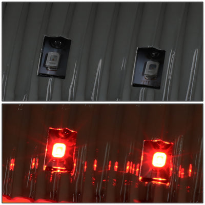 D-Motoring - Tail lights - Red C-Shape 3D LED - Chrome Housing - Smoked Lens - Plug-n-Play - Pair - Ford F-250 SD / F350 SD / F-450 SD / F-550 SD / F-350 - 5