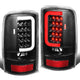 D-Motoring - Tail lights - 3D LED C-Bar - Black Housing - Clear Lens - Plug-n-Play - Pair - GMC Yukon / Chevrolet Tahoe / Suburban - 1