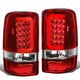 D-Motoring - Tail lights - 3D LED C-Bar - Chrome Housing - Red Lens - Plug-n-Play - Pair - GMC Yukon / Chevrolet Tahoe / Suburban - 1