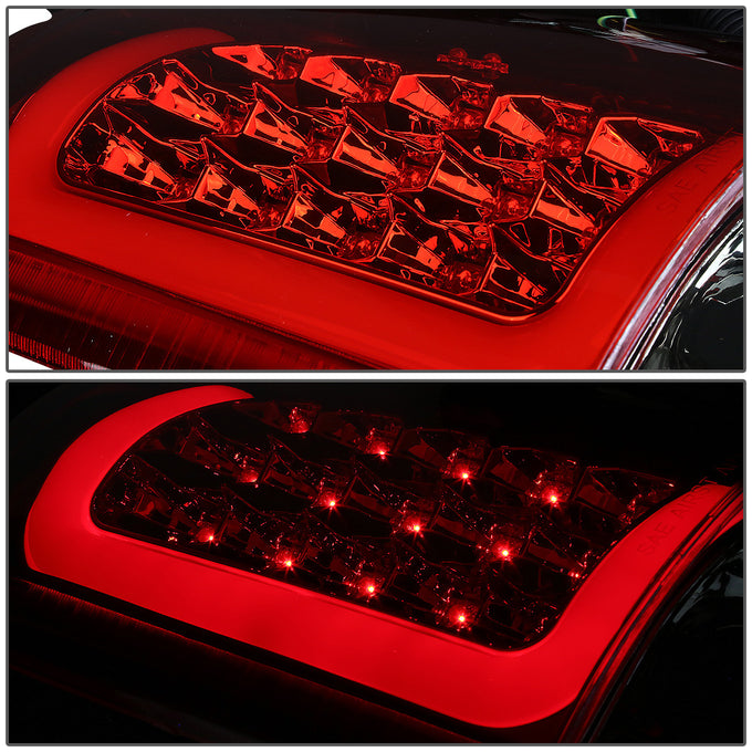 D-Motoring - Tail lights - 3D LED C-Bar - Chrome Housing - Red Lens - Plug-n-Play - Pair - GMC Yukon / Chevrolet Tahoe / Suburban - 3