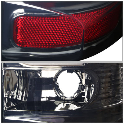 D-Motoring - Tail lights - 3D LED C-Bar - Chrome Housing - Smoked Lens - Plug-n-Play - Pair - GMC Yukon / Chevrolet Tahoe / Suburban - 4