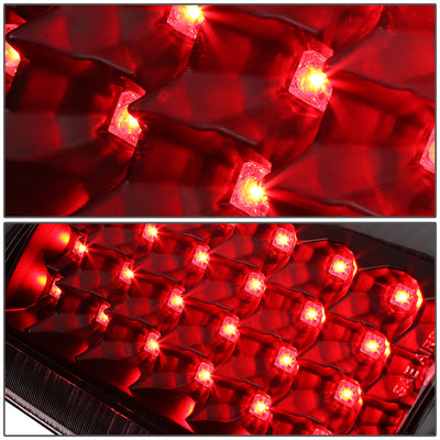 D-Motoring - Tail lights - LED - Black Housing - Clear Lens - Plug-n-Play - Pair - GMC Yukon / Chevrolet Tahoe / Suburban - 3