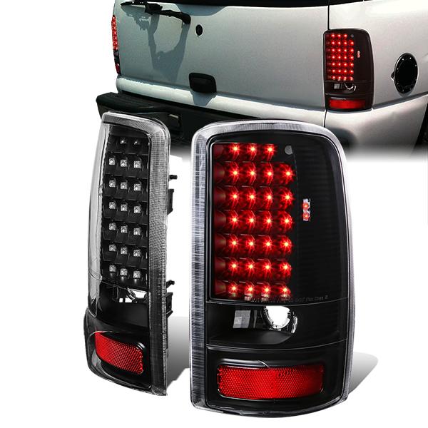LED Tail Lights (Black)<br>00-06 Yukon XL, Suburban 1500, 2500, Tahoe
