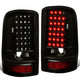 D-Motoring - Tail lights - LED - Black Housing - Smoked Lens - Plug-n-Play - Pair - GMC Yukon / Chevrolet Tahoe / Suburban - 1
