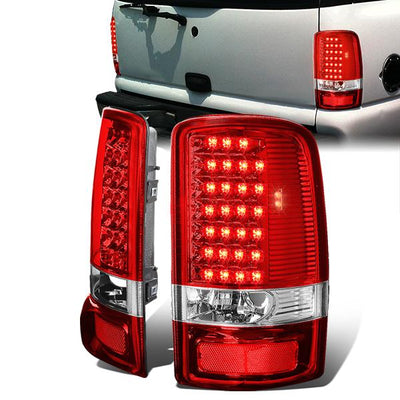 LED Tail Lights (Red)<br>00-06 Yukon XL, Suburban 1500, 2500, Tahoe