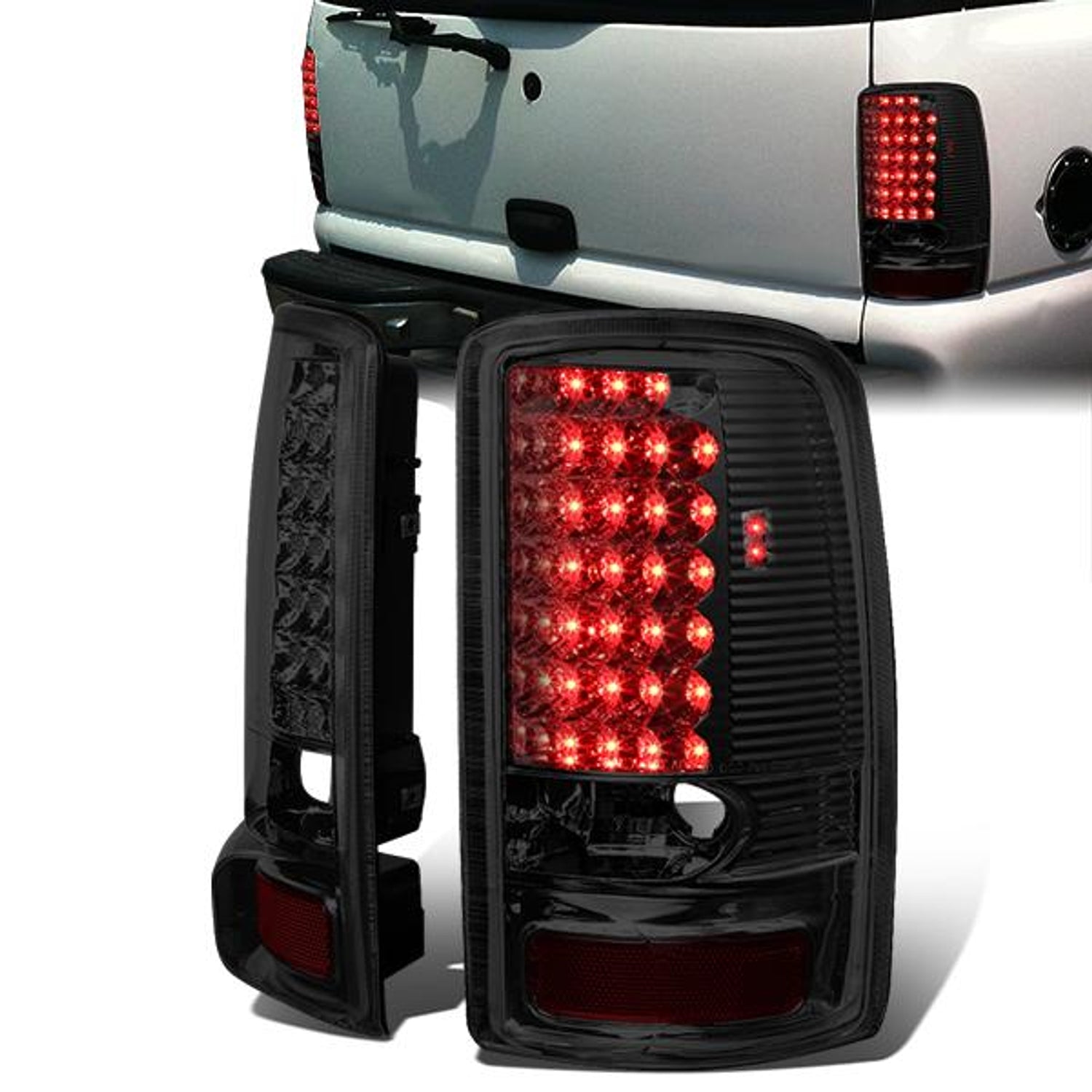 LED Tail Lights (Smoked)<br>00-06 Yukon XL, Suburban 1500, 2500, Tahoe
