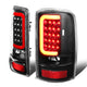 D-Motoring - Tail lights - 3D LED Red Bar - Black Housing - Clear Lens - Plug-n-Play - Pair - GMC Yukon / Chevrolet Tahoe / Suburban - 1