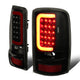 D-Motoring - Tail lights - 3D LED Red Bar - Black Housing - Smoked Lens - Plug-n-Play - Pair - GMC Yukon / Chevrolet Tahoe / Suburban - 1