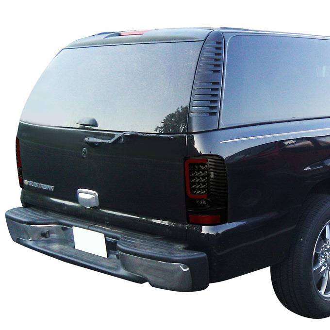 D-Motoring - Tail lights - 3D LED Red Bar - Black Housing - Smoked Lens - Plug-n-Play - Pair - GMC Yukon / Chevrolet Tahoe / Suburban - 7