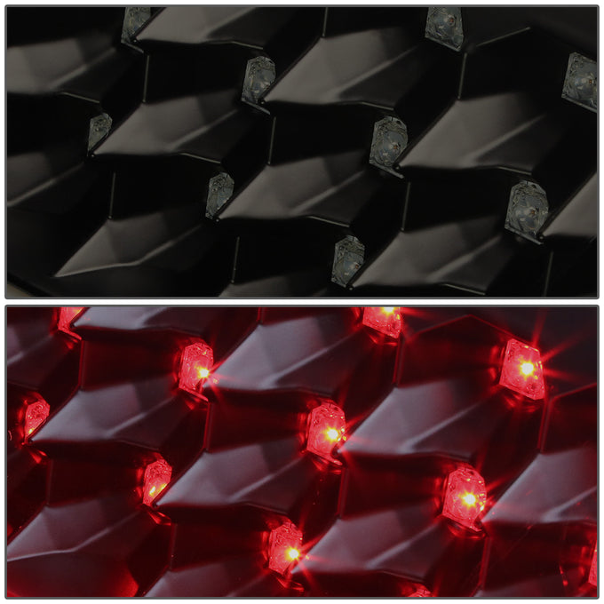 D-Motoring - Tail lights - 3D LED Red Bar - Black Housing - Smoked Lens - Plug-n-Play - Pair - GMC Yukon / Chevrolet Tahoe / Suburban - 3
