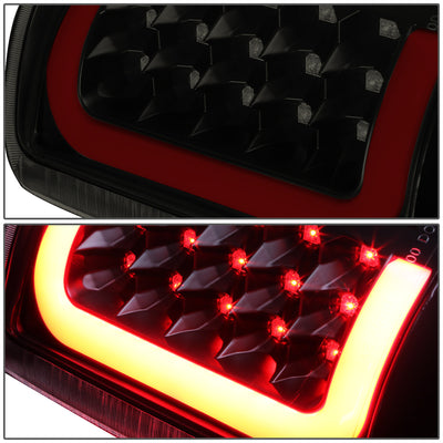 D-Motoring - Tail lights - 3D LED Red Bar - Black Housing - Smoked Lens - Plug-n-Play - Pair - GMC Yukon / Chevrolet Tahoe / Suburban - 4