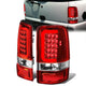 LED Red C-Bar Tail Lights (Red)<br>00-06 Yukon XL, Suburban 1500, 2500, Tahoe