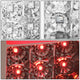 D-Motoring - Tail Lights - 3D LED C-Shape - Chrome Housing - Clear Lens - Plug-n-play - Pair - GMC Sierra 1500 2500HD 3500HD - 4
