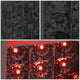 D-Motoring - Tail Lights - 3D LED C-Shape - Chrome Housing - Smoked Lens - Plug-n-play - Pair - GMC Sierra 1500 2500HD 3500HD - 4