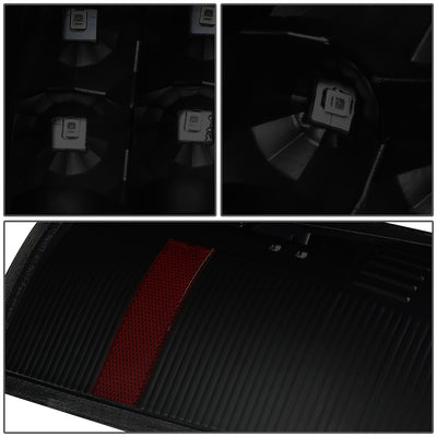 D-Motoring - Tail Lights - LED - Black Housing - Smoked Lens - Plug-n-play - Pair - GMC Sierra 1500 2500HD 3500HD - 4
