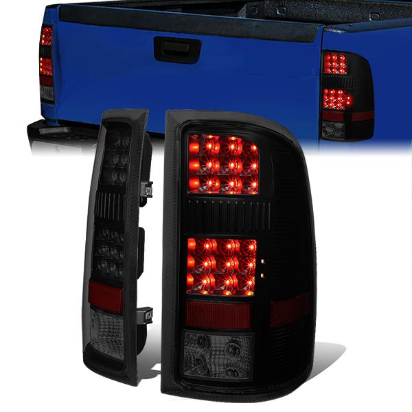 LED Tail Lights (Tinted)<br>07-14 GMC Sierra 1500 2500HD 3500HD