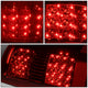 D-Motoring - Tail Lights - LED - Chrome Housing - Red Lens - Plug-n-play - Pair - GMC Sierra 1500 2500HD 3500HD - 3