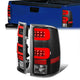 Red LED Red C-Bar Tail Lights (Black)<br>00-06 Yukon XL, Suburban 1500, 2500, Tahoe