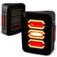 D-Motoring - Tail lights - LED - Chrome Housing - Smoked Lens - Plug-n-Play - Pair - 07-17 Jeep Wrangler - 1