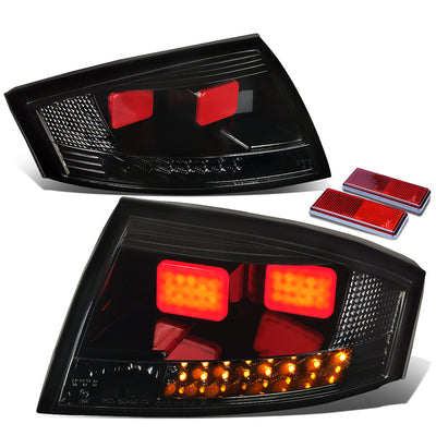 D-Motoring - Tail lights - LED - Black Housing - Smoked Lens - Plug-n-Play - Pair - 99-06 Audi TT & Quattro - 1