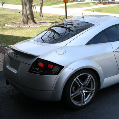 D-Motoring - Tail lights - LED - Black Housing - Smoked Lens - Plug-n-Play - Pair - 99-06 Audi TT & Quattro - 7