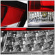 D-Motoring - Tail lights - LED - Red Housing - Clear Lens - Plug-n-Play - Pair - 99-06 Audi TT & Quattro - 4