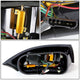 D-Motoring - Tail lights - LED - Red Housing - Clear Lens - Plug-n-Play - Pair - 99-06 Audi TT & Quattro - 5