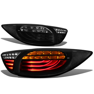 D-Motoring - Tail lights - LED - Black Housing - Smoked Lens - Plug-n-Play - Pair - 13-16 Mazda CX-5 - 1