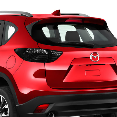 D-Motoring - Tail lights - LED - Black Housing - Smoked Lens - Plug-n-Play - Pair - 13-16 Mazda CX-5 - 7