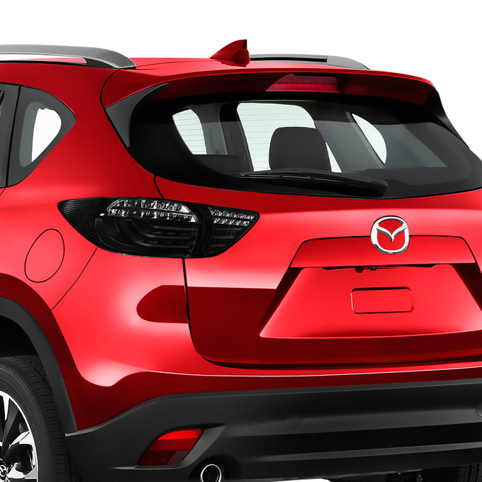 D-Motoring - Tail lights - LED - Black Housing - Smoked Lens - Plug-n-Play - Pair - 13-16 Mazda CX-5 - 7