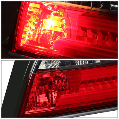 D-Motoring - Tail lights - 3D LED Bar - Chrome Housing - Red Smoked Lens - Plug-n-Play - Pair - BMW 318i / 323i / 325i Convertible / M3 Coupe / Convertible - 4