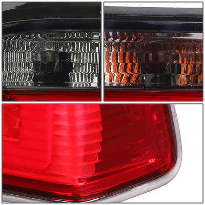 D-Motoring - Tail lights - 3D LED Bar - Chrome Housing - Red Smoked Lens - Plug-n-Play - Pair - BMW 318i / 323i / 325i Convertible / M3 Coupe / Convertible - 5