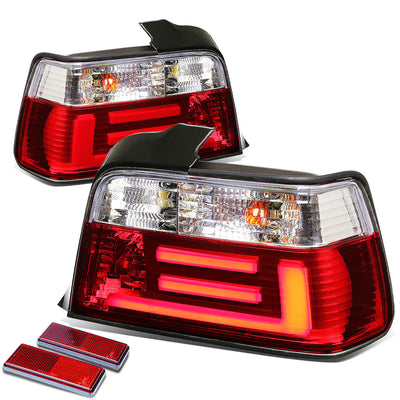 LED Brake Tail Lights (Red, Clean) <br>92-98 BMW 318i 320i 323i 325i M3