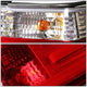 D-Motoring - Tail lights - 3D LED Bar - Chrome Housing - Red Clear Lens - Plug-n-Play - Pair - BMW 318i / M3 Sedan / 320i / 323i / 325i - 3
