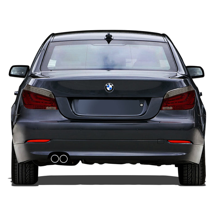 D-Motoring - Tail lights - LED - Chrome Housing - Red Smoked Lens - Plug-n-Play - Pair - BMW 525i / 528i & xDrive / 530i / 535i & xDrive / 535xi - 7