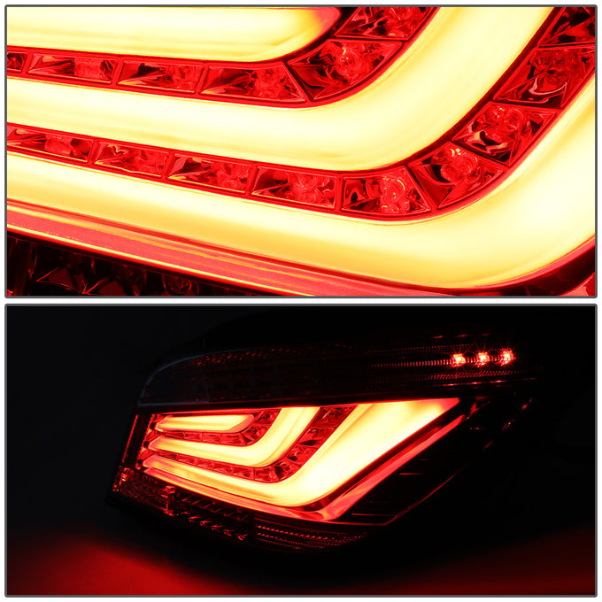 D-Motoring - Tail lights - LED - Chrome Housing - Red Smoked Lens - Plug-n-Play - Pair - BMW 525i / 528i & xDrive / 530i / 535i & xDrive / 535xi - 3