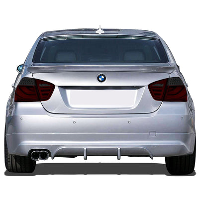 D-Motoring - Tail lights - 3D LED Bar - Red Housing - Smoked Lens - Plug-n-Play - Pair - BMW 320i / 325i / 330i / 335i 4-Door Sedan - 7