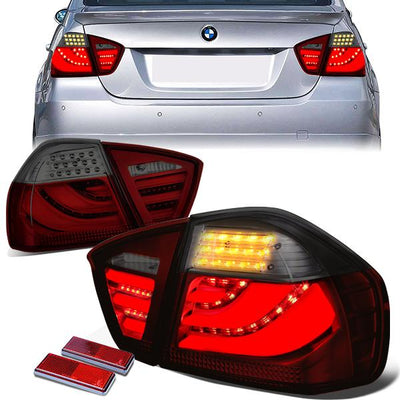 LED Brake Tail Lights (Red, Smoked) <br>06-08 BMW 323I 325I 328I 335I
