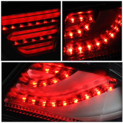 D-Motoring - 09-11 BMW 323i 325i 328i 335D 335i E90 LCI Tail Lights - LED Tube Bar+Turn Signal - Smoked Lens - Plug-n-play - 1 Set - 4