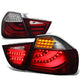 D-Motoring - Tail lights - 3D LED C-Bar - Red Housing - Smoked Lens - Plug-n-Play - Pair - BMW 323i / 325i / 328i / 335D / 335iE90 LCI 4-Dr Sedan - 1