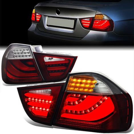 LED Brake Tail Lights (Red, Smoked) <br>09-2012 BMW 328i 335i / xDrive